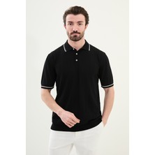 Triko Polo Düğmeli Yaka