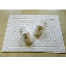 Ender Home Göz Desenli Havlu Banyo Paspası – 50x70 cm