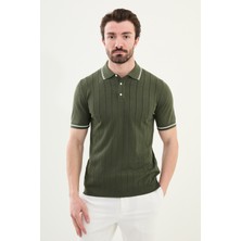 Triko Polo Düğmeli Yaka