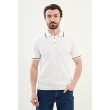 Triko Polo Düğmeli Yaka