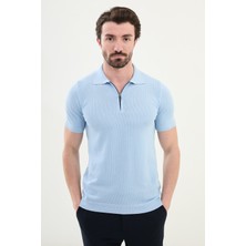 MCR Triko Polo Fermuarlı Yaka