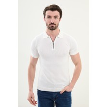 MCR Triko Polo Fermuarlı Yaka