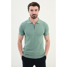 MCR Triko Polo Fermuarlı Yaka
