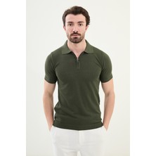 MCR Triko Polo Fermuarlı Yaka