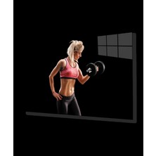 Spor Fıtnes Cam Tablo   Sports Fitness