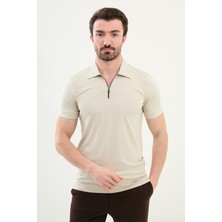 Mcr Penye Polo Fermuarlı Yaka