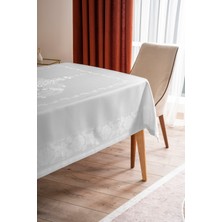 NEEA HOME Jumbo Dertsiz Pano Beyaz Masa Örtüsü Masaörtüsü Silinebilir Kir Leke Tutmaz Sıvı Geçirmez