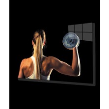 Spor Fıtnes Cam Tablo   Sports Fitness