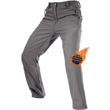 Ghassy Co. Co. Erkek Çift Katmanlı Ultra Kalın Kışlık Kayak Motorcu Outdoor Softshell Pantolon