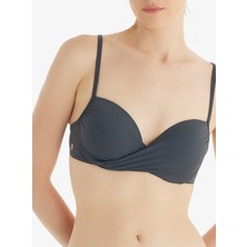 Blackspade Kadın Push-Up Bikini Üstü 10727 - Antrasit