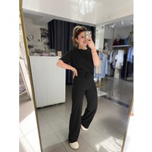 CMZ Collection Kadın Fitilli Kısa Kollu Takım