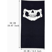 Motorcu Boyunluk Baf Buff Bandana 25X48 cm Model 7