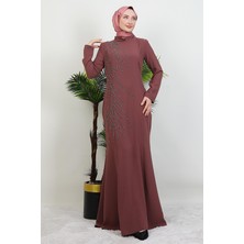 Giza Store Hiranur Tesettür Elbise Lacivert