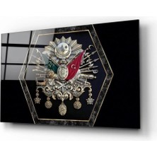 Miraaxx Osmanlı Tuğrası Cam Tablo