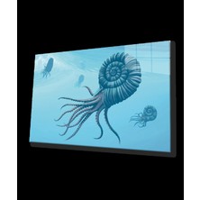 Sualtı Cam Tablo Marine Life