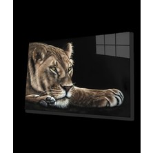 Aslan Cam Tablo