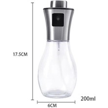 Aots® Çok Amaçlı Spreyli Sızdırmaz Cam Şişe Yağdanlık Limon Sirke Sos Püskürtücü Dağıtıcı Sprey