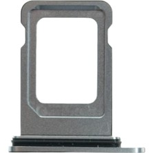 Telefon Kulübesi Apple iPhone 15 Pro Uyumlu Sim Tepsisi Beyaz