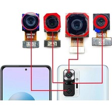 Telefon Kulübesi Xiaomi Redmi Note 10 Pro 4g Uyumlu Arka Kamera Full + Tamir Seti