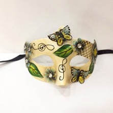 Ttt Yeşil Kelebek Parti Maskesi