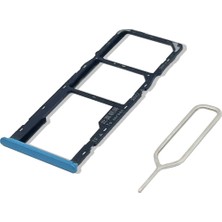 Telefon Kulübesi Realme C25 Uyumlu Sim Tepsisi Mavi