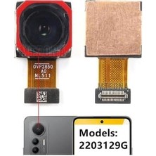 Telefon Kulübesi Xiaomi Mi 12 Lite Uyumlu Ön Kamera + Tamir Seti