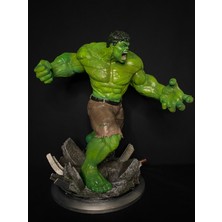 El Yapımı Hulk Diorama Figürü – 30CM Koleksiyonluk Heykel