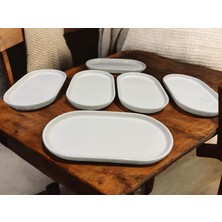 D&Y Gaudery Servis Tabağı Sunumluk 6'lı