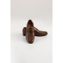 Svm Shoes Erkek  Deri Yeni Nesil Şık Kösele Tarzı Erkek Ayakkabısı  Deri Kahverengi Ayakkabı