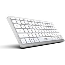 Inca IBK-565BT Bluetooth 5.0 Şarj Edilebilir Akıllı Gümüş Klavye