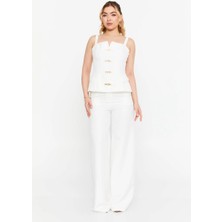 Milestone 2 Parça Takım Bluz Pantalon
