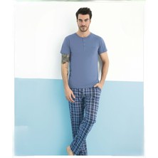 Aydoğan 250157 Erkek Modal Kısa Kol Pijama Takımı