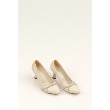Svm Shoes Kadın Topuklu /kadeh Topuk /taşlı Rahat Topuk /şık Kullanım Için / Düğün Davet Topuklu