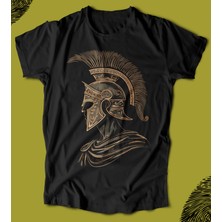 Butişört 'ancient Greek - Antik Yunan Savaşçı‘  Baskılı 'regular-Fit' Unisex Tişört