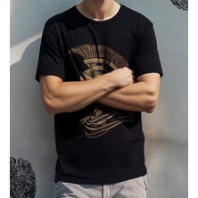 Butişört 'ancient Greek - Antik Yunan Savaşçı‘  Baskılı 'regular-Fit' Unisex Tişört