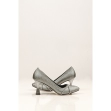 Svm Shoes Kadın Topuklu /kadeh Topuk /taşlı Rahat Topuk /şık Kullanım Için / Düğün Davet Topuklu