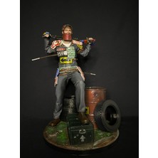 Rust Yol Tabelası Zırhlı Figür – El Yapımı Diorama Koleksiyon Heykeli 25x18x18 cm (Bal Kervanı)