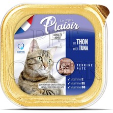 Plaisir Ton Balıklı Pate Yetişkin Kedi Yaş Maması 100 gr 12 adet