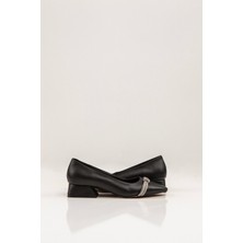 Svm Shoes Kadın Topuklu/hafif Topuklu Ayakkabı/şık Topuklu Ayakkabı/kadın Siyah Taşlı Topuklu Ayakkabı
