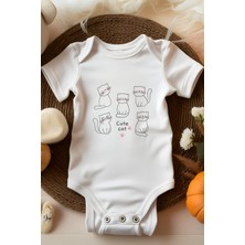 Bebek Perisi Cute Cat Kedi Tasarımlı Bebek Body