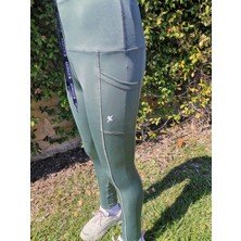 Yüksek Bel Sıkılaştırıc ve Toparlayıcı Slim Fit Kadın Tayt
