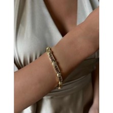 Xuping 14 K Altın Rengi Vip Seri Bileklik 18+2 cm