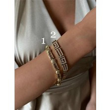 Xuping 14 K Altın Rengi Vip Seri Bileklik 18+2 cm