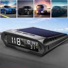 Multizone Tır Kamyon ve Arabalar Için Uyumlu Gps Hız Göstergesi Güneş Enerjili Hız Ölçer
