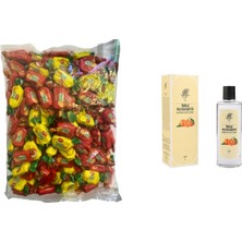Kent Portakal ve Limon Aromalı Meyve Sulu Tofy Şekerleme 1 kg + Rebul Mandarine Edc 250 ml