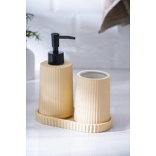 Acar Vega Bej 3 Parça Banyo Seti