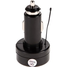 Hobi Mekatronik 12-24V Çakmaklık Uyumlu LED Ekran Akü Voltaj ve Sıcaklık Göstergesi-Mavi