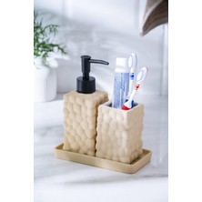 Acar Vega Bej 3 Parça Banyo Seti