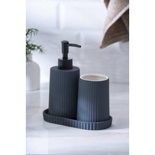 Acar Vega Gri 3 Parça Banyo Seti