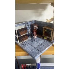 Rust 2x2 Base Diorama Figürü – El Yapımı 3D Koleksiyon Sahnesi
